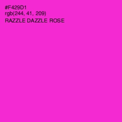 #F429D1 - Razzle Dazzle Rose Color Image