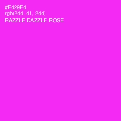 #F429F4 - Razzle Dazzle Rose Color Image