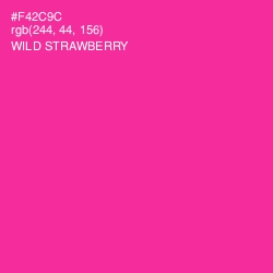 #F42C9C - Wild Strawberry Color Image