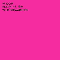 #F42C9F - Wild Strawberry Color Image