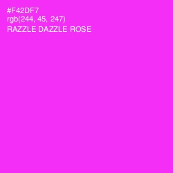 #F42DF7 - Razzle Dazzle Rose Color Image