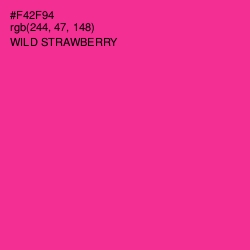 #F42F94 - Wild Strawberry Color Image