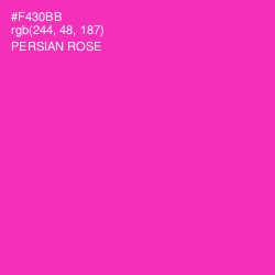 #F430BB - Persian Rose Color Image