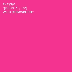 #F43391 - Wild Strawberry Color Image