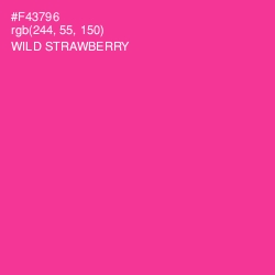 #F43796 - Wild Strawberry Color Image