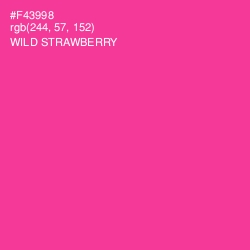 #F43998 - Wild Strawberry Color Image