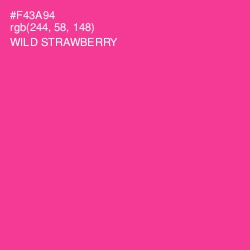 #F43A94 - Wild Strawberry Color Image