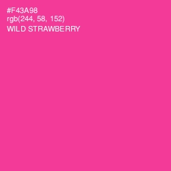 #F43A98 - Wild Strawberry Color Image
