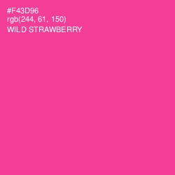 #F43D96 - Wild Strawberry Color Image