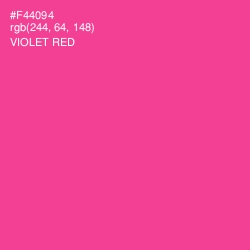 #F44094 - Violet Red Color Image