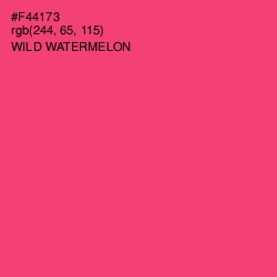 #F44173 - Wild Watermelon Color Image