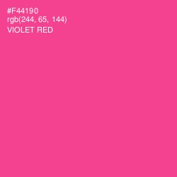 #F44190 - Violet Red Color Image