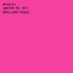 #F441A1 - Brilliant Rose Color Image