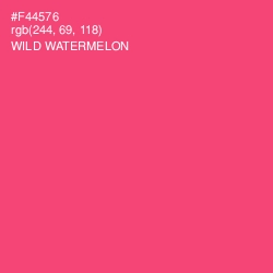 #F44576 - Wild Watermelon Color Image