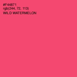 #F44871 - Wild Watermelon Color Image