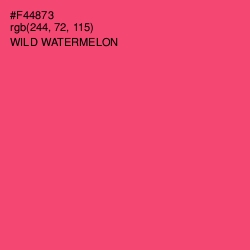 #F44873 - Wild Watermelon Color Image