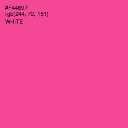 #F44897 - French Rose Color Image