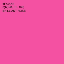#F451A2 - Brilliant Rose Color Image