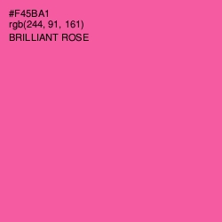 #F45BA1 - Brilliant Rose Color Image