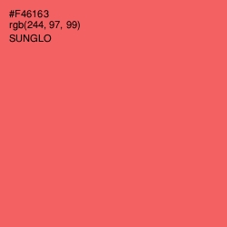 #F46163 - Sunglo Color Image