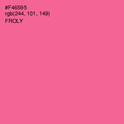 #F46595 - Froly Color Image