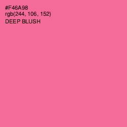 #F46A98 - Deep Blush Color Image