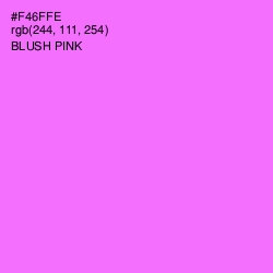 #F46FFE - Blush Pink Color Image