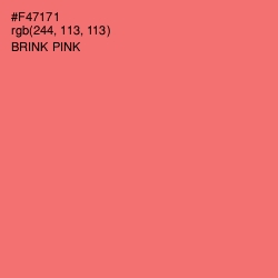 #F47171 - Brink Pink Color Image