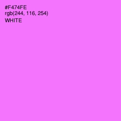 #F474FE - Blush Pink Color Image