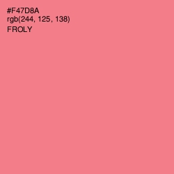 #F47D8A - Froly Color Image
