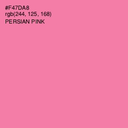 #F47DA8 - Persian Pink Color Image