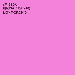 #F481DA - Light Orchid Color Image