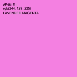 #F481E1 - Lavender Magenta Color Image