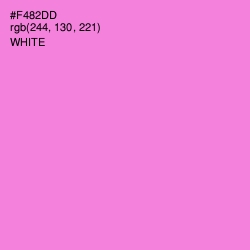 #F482DD - Light Orchid Color Image