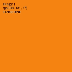 #F48311 - Tangerine Color Image