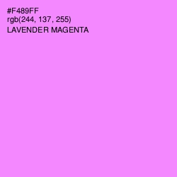 #F489FF - Lavender Magenta Color Image