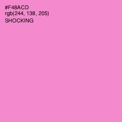 #F48ACD - Shocking Color Image