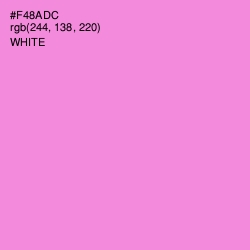 #F48ADC - Light Orchid Color Image