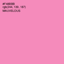 #F48BBB - Mauvelous Color Image