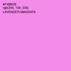 #F48BEB - Lavender Magenta Color Image
