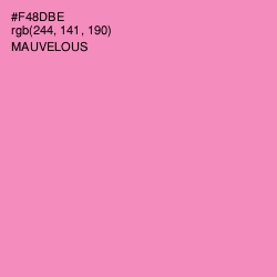 #F48DBE - Mauvelous Color Image