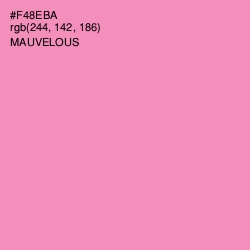 #F48EBA - Mauvelous Color Image