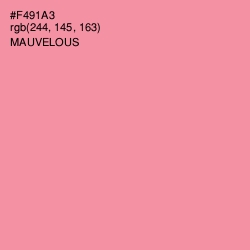 #F491A3 - Mauvelous Color Image