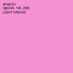 #F491D1 - Light Orchid Color Image