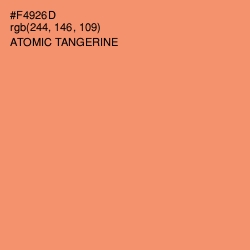 #F4926D - Atomic Tangerine Color Image