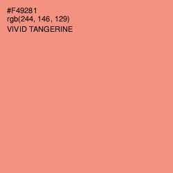 #F49281 - Vivid Tangerine Color Image