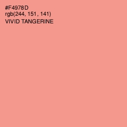 #F4978D - Vivid Tangerine Color Image