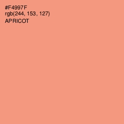#F4997F - Apricot Color Image