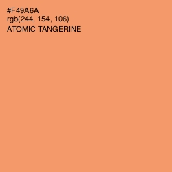 #F49A6A - Atomic Tangerine Color Image