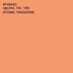 #F49A6D - Atomic Tangerine Color Image